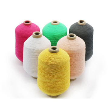 Vente à chaud prix pas cher Polyester Rubber Couvre-Frick Yarn pour les chaussettes à tricotage